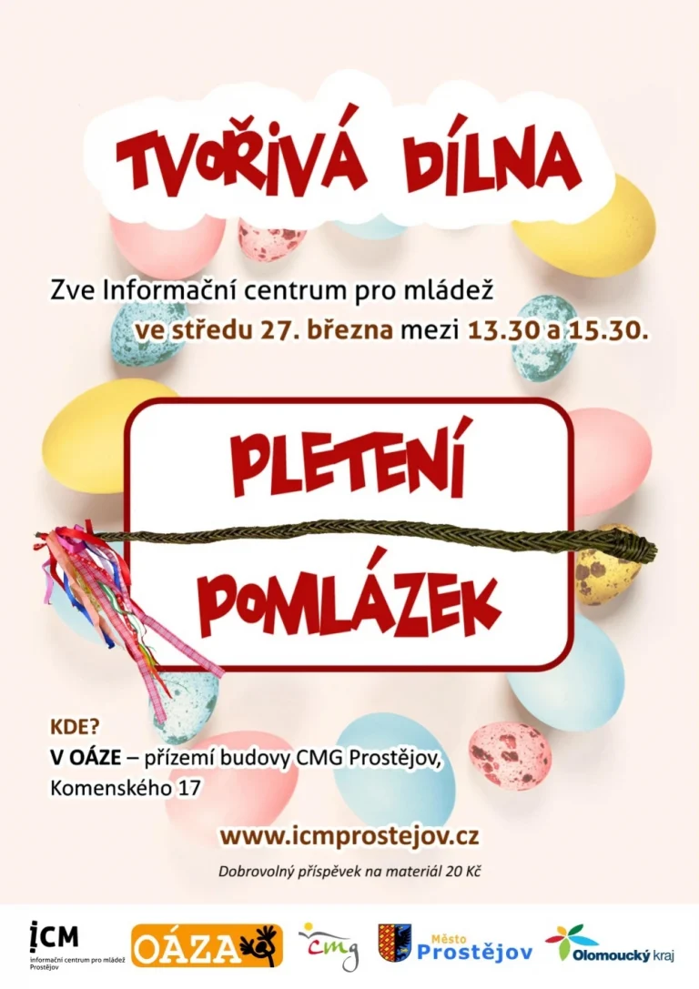 Tvořivá dílna - pletení pomlázek