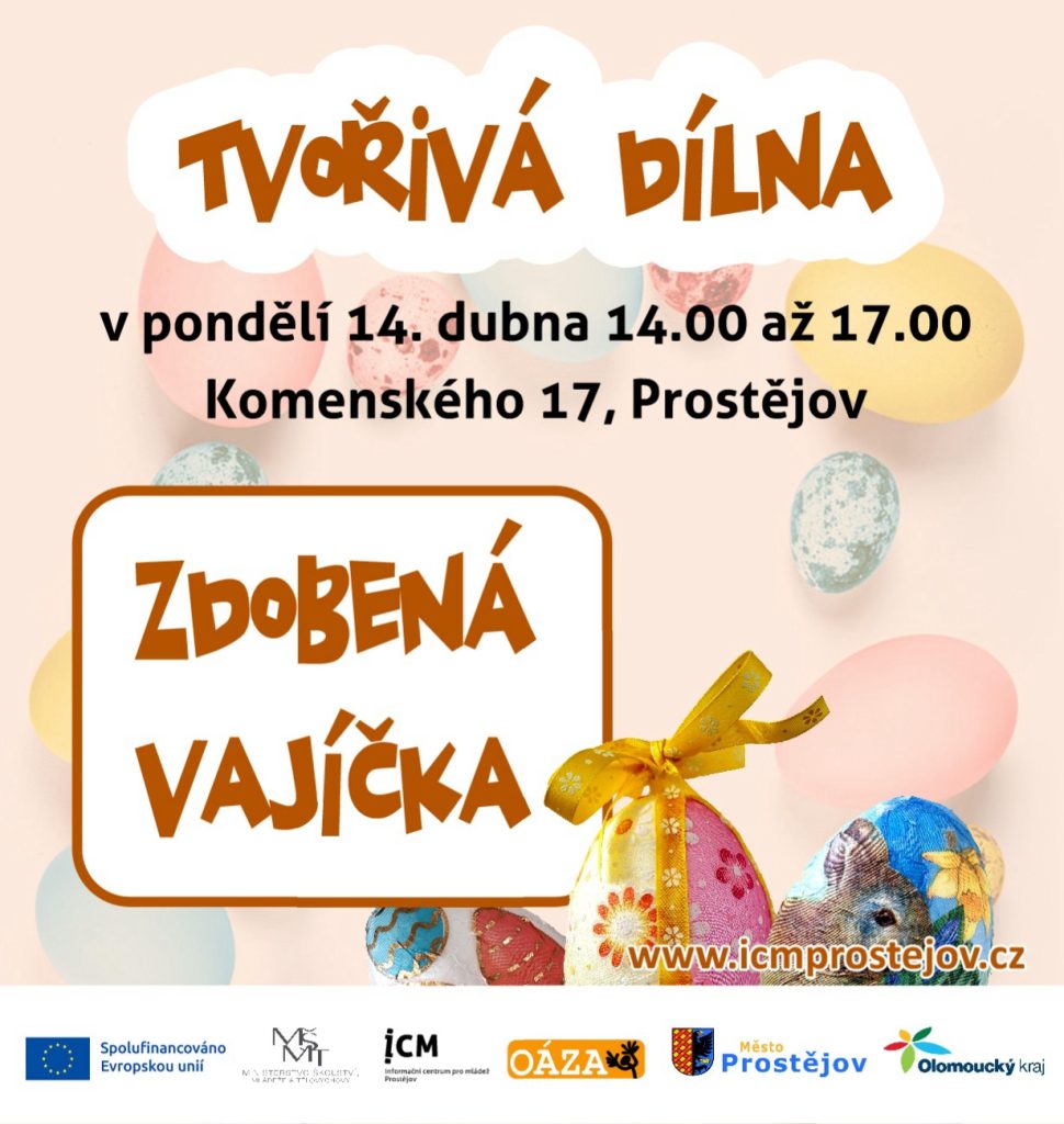 Tvořivá dílna - zdobená vajíčka