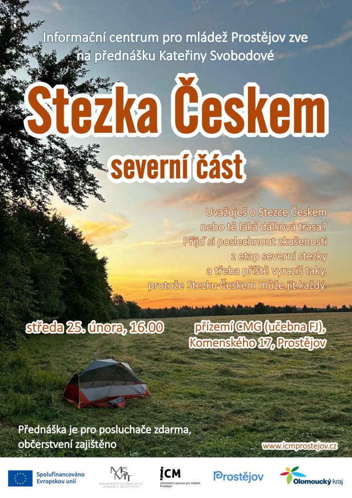2026-02-25 Přednáška Stezka Českem - plakát